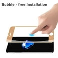 thumbnail image 6 of FIEWESEY Protector Tempered Glass Film Friendly Full Edge Anti Fingerprint Anti-Scratch Easy Install Anti-Bubble for Apple iPhone 8 /7 / SE 2020 / SE 2022 (Gold), 6 of 6