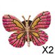 thumbnail image 1 of 2x Clips de Ventilación de Aire de Mariposa Brillante, Clip de Ventilación de Difusor de Coche Clips de Ambientadores de Aire de Coche de Diamantes de 2 piezas, 1 of 8