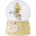thumbnail image 2 of Precious Moments Jesus Loves Me Baby Girl With Bunny Baptism Snow Globe, 1 Each, 2 of 5