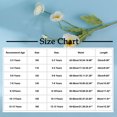 thumbnail image 3 of Girls Denim Shorts Elastic Waist Casual Jean Shorts with Cute Floral Embroidery Details Breathable Comfortable Bottoms for Summer Beach Vacation Holiday and Daily Wear Kids Clothes, 3 of 8