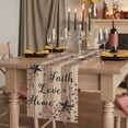 thumbnail image 2 of Table Runners 70 Inches Long Dress Scarves, Farmhouse Star Brown Farmhouse Coffee/Dining/Kitchen Table Decor, Holiday Table Runner, Retro Branches Berry Wooden Grain 13x70 Inch, 2 of 9