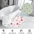thumbnail image 3 of Valentine's Day Non-Slip Polyester Indoor/Outdoor Carpet Game Mat Bath Rugs Machine Washable, 3 of 6