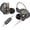 Clear Black, variant on CCZ NC01 Gospel Gaming Earbuds, Stereo Sound in Ear  Headphones Wired, Customized Dual  DD IEMS Earphone with Detachable Tangle-Free  PC Cavity for Computer (with mic, Clear Black)