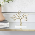 thumbnail image 2 of CosmoLiving by Cosmopolitan 12" x 10" Gold Marble Tree Jewelry Stand with Rectangular Base, 1-Piece, 2 of 6