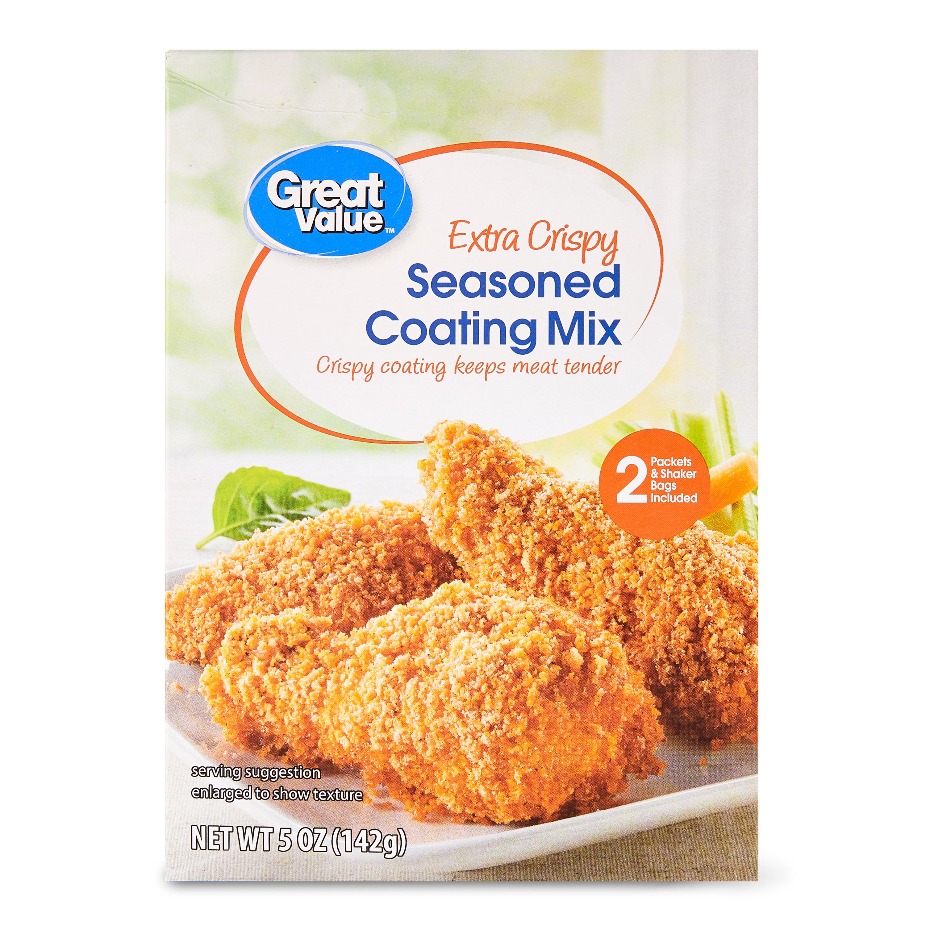 Great Value Extra Crispy Seasoned Coating Mix, 5 oz