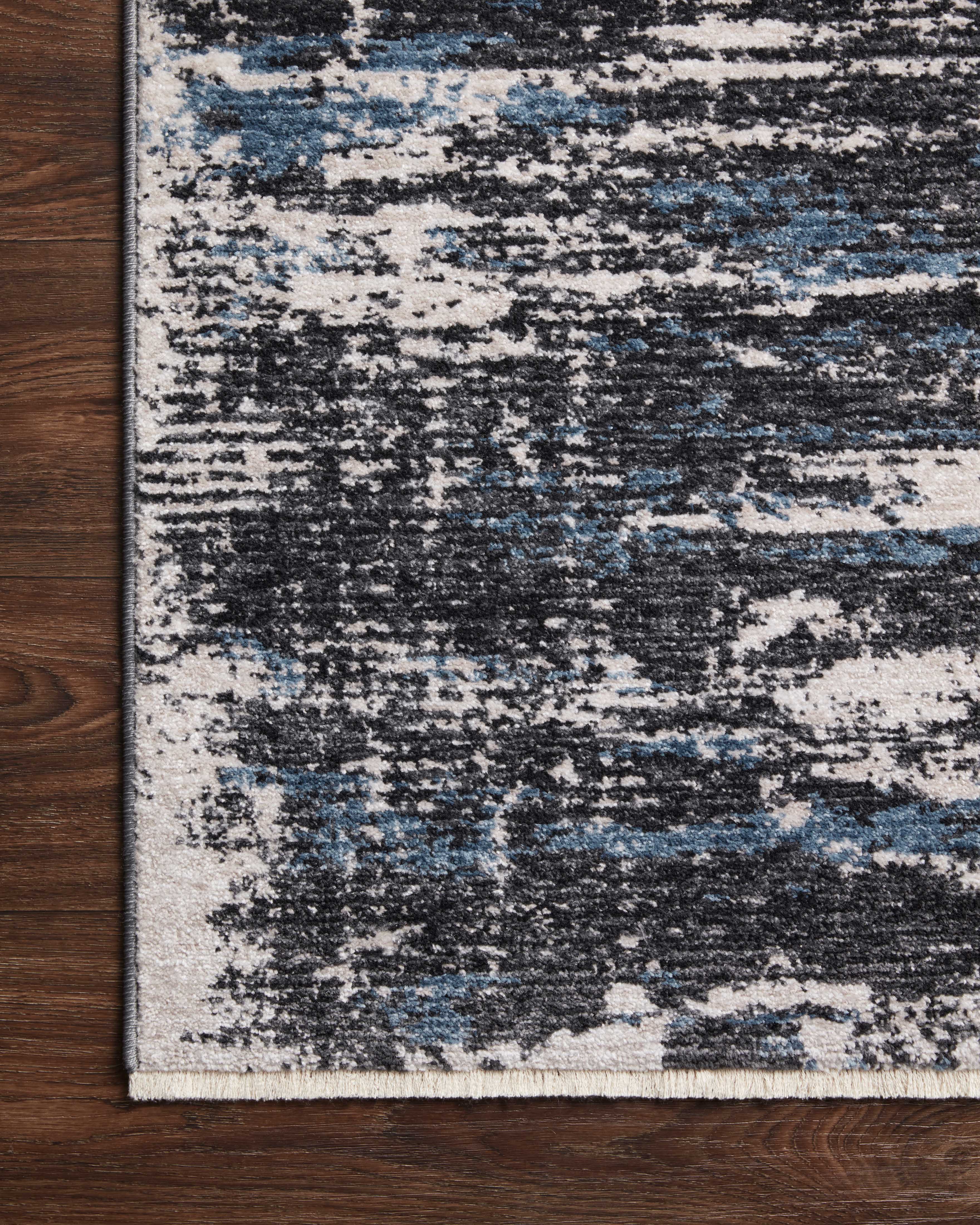 Loloi Vance Charcoal / Dove 2'-7" x 10'-0" Runner Rug