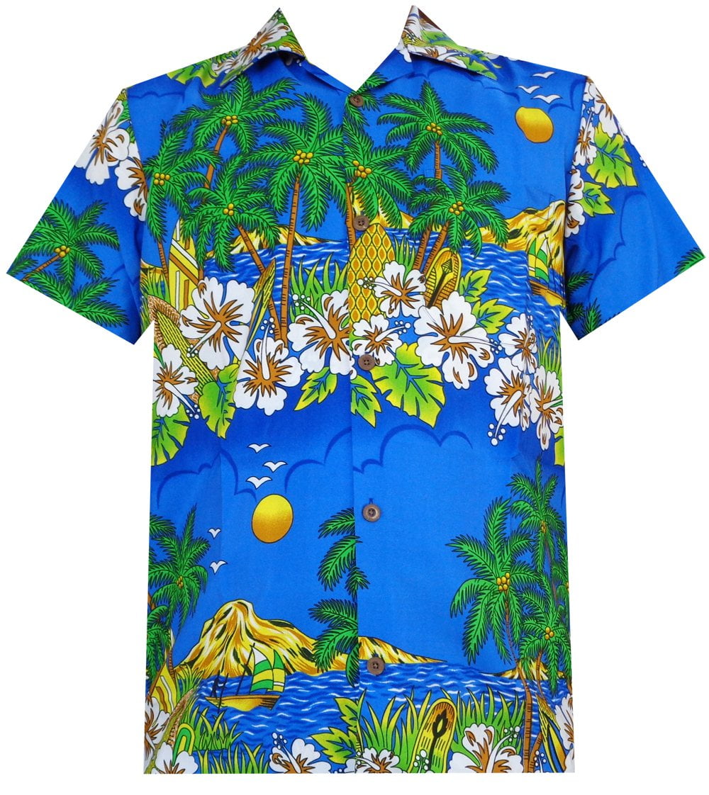 walmart hawaiian shirts men