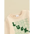 thumbnail image 5 of Hirigin Toddler Baby Boy Fall Winter Outfits Letter Crewneck Sweatshirt Casual Pants 2Pcs Clothes Set, 5 of 9