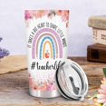 thumbnail image 3 of Gifts for Teacher, Teacher Life Tumbler with Lid 20 oz Stainless Steel, It Takes A Big Heart Teacher Coffee Mug, Teacher Day Gifts, 3 of 6