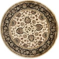 thumbnail image 2 of Nourison Delano Traditional Ivory/Black 5'3" x ROUND Area Rug, (5 Round), 2 of 6