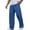 Blue, variant on Kaemgyyd Mens Casual Pants Side Slit Sweatpants Wide Leg Sweat Pants Lightweight Travel Trousers Streetwear Outfits with Pockets(White,X-Large)
