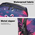 thumbnail image 4 of Flamingo Waterproof Oxford Cloth Charger Pouch Storage Box PC Case Cable Box Organizer Kitchen Cord Organizer 5.9x9.44x3.14 in, 4 of 6