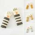 thumbnail image 5 of PRINxy 4Pcs Cute Cat Paw Furniture Leg Socks,Chair Leg Floor Protectors for Avoid Scratches,Fit Square Round Furniture Leg for Moving Easily and Reduce Noise,Yellow,, 5 of 8
