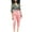 Pink, variant on TSADFHJI Skirts for Women Long Length Animal Print Spring and Summer High Waist Casual Trousers Slim Fit Suit Pants Ladies Trousers Autumn Pants Xxl Green