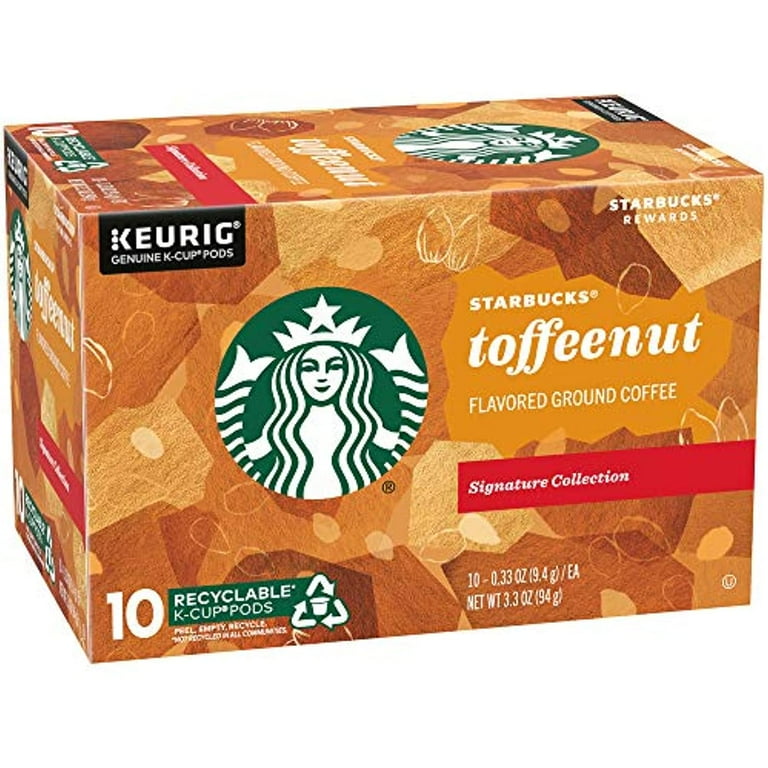 Starbucks toffee top nut k cups
