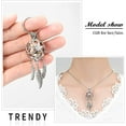 thumbnail image 5 of Dream Catcher Cremation Keychain for Ashes Women Urn Locket for Ashes Holder Stainless Steel Ashes Keepsake Urn Keychain, 5 of 7