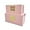 Pink w/ Gold, variant on Galt International Storage Box Set Decorative Storage Box w/Hinged Lid Classic Design Wood Decor Boxes with Geometric Clasp Storage for Bedroom & Home - Set of 2 (White & Silver)