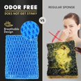 thumbnail image 4 of HAHDAXIA Best All Purpose Dish Cleaning Cloth (3-Pack) Dish Cloth Scrub Pads ? Outlasts 7+ Kitchen Sponge or Cotton Rags with No Mildew Smell ? The Perfect Scrubber Pad Cloth, 4 of 6