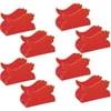 IMUSA 4-Count "Pepper" Style Taco Serving Stand Holders (Red - 8 Holders)