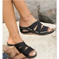 thumbnail image 4 of Arch Support Wide Toe Box Open Toe Sandals, Sandals Women, Wedge Sandals with Arch Support for Woman, 4 of 5