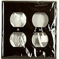 thumbnail image 2 of Two Gang Duplex Receptacle Wall Plate - Ivory Bulk, 2 of 2