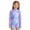 Purple, variant on LRen Girls Swimsuits Size 10-12 Long Sleeve Swimsuit 2 Piece Rash Guard Bathing Suit Upf 50  Swimsuits Loose Crew Neck Swimwear Tankini Beach Swimwear Set