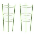 thumbnail image 2 of Novobey Plant Cages 18” Plastic Round Tomato Support Cage with Adjustable Rings (2 Count), 2 of 7