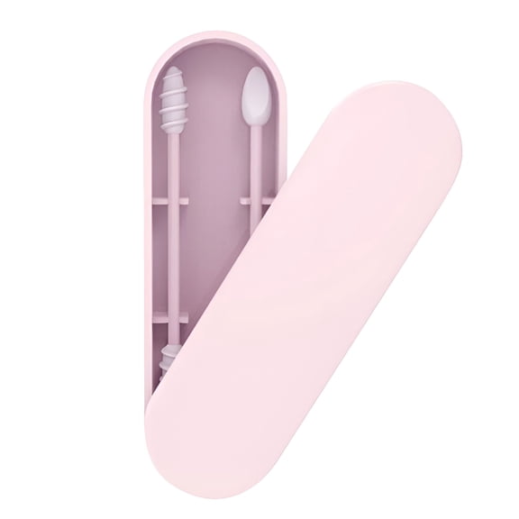 ACDANC Makeup Cotton Swab,Silicone Cotton Swab Spiral Ear Scoop Stick Reusable Makeup Stick