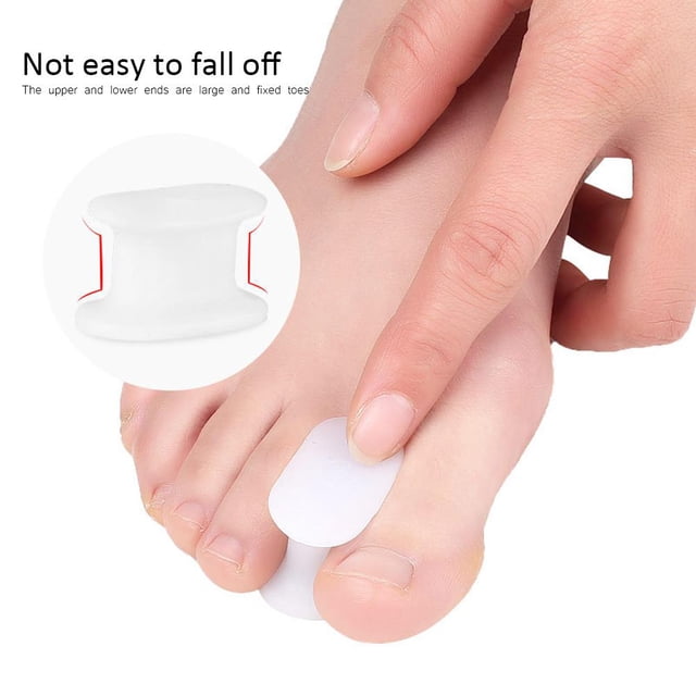 1 par 2 uds separador de dedos de los pies hueso pulgar órtesis Hallux Valgus Corrector (A) Likrtyny cuidado belleza