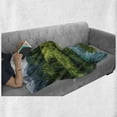 thumbnail image 6 of Landscape Soft Flannel Fleece Blanket, Photo of Zelenci Pond near Kranjska Gora in Slovenia Idyllic View Scenic Scenery, Cozy Plush for Indoor and Outdoor Use, 50" x 60", Green Aqua, by Ambesonne, 6 of 6