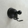 thumbnail image 2 of Kingston Brass BA3967MB Restoration Robe Hook, Matte Black, 2 of 3