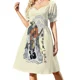thumbnail image 3 of Andrew Warhola, artista y director de cine estadounidense. Vestido de manga corta, vestidos de mujer, ropa de fiesta de lujo., 3 of 7