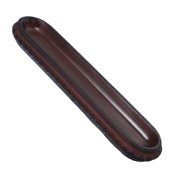 HEMOTON Tray Censer Aromatherapy Burner Base 22.50X5.00X2.00CM Brown