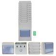 thumbnail image 3 of Garage Storage Rack For Storage Plastic Grey 1Set 17.0X5.3X3.9In, 3 of 9