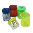 thumbnail image 2 of Eisen Two-Hole Pencil Sharpener, Assorted Colors, Pack of 12, 2 of 4