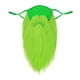 thumbnail image 2 of Máscara de barba falsa a prueba de polvo, accesorio decorativo para disfrazarse del Día de San Patricio verde fluorescente, 2 of 8