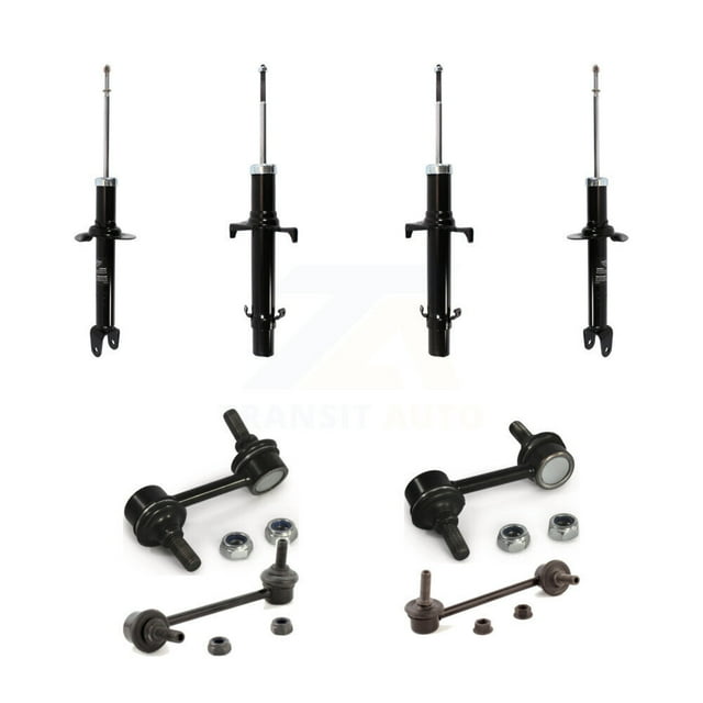 Transit Auto Front Rear suspension Strut & TQ sway Bar Link Kit (8Pc) for Car 2008-2012 Honda Accord - Left Right Side (Driver Passenger) KSS-108170