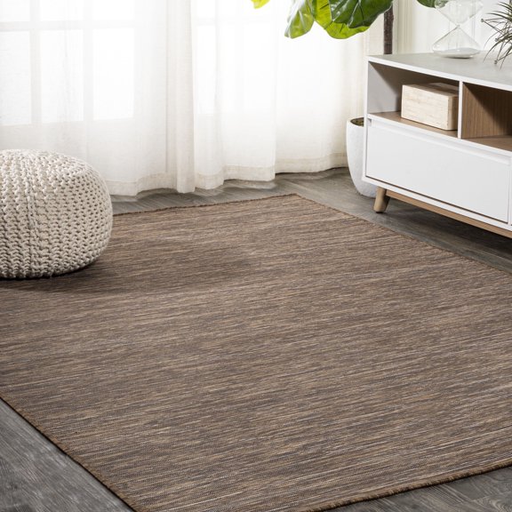 JONATHAN Y TUSCAN SUN 3 x 5 Area Rug, Ethan Flatweave - Brown, TSN100D-3