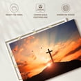 thumbnail image 6 of Elephant Stock Sunset Cross Wall Art - Religion And Spirituality Canvas Canvas - 24" x 16", 6 of 8