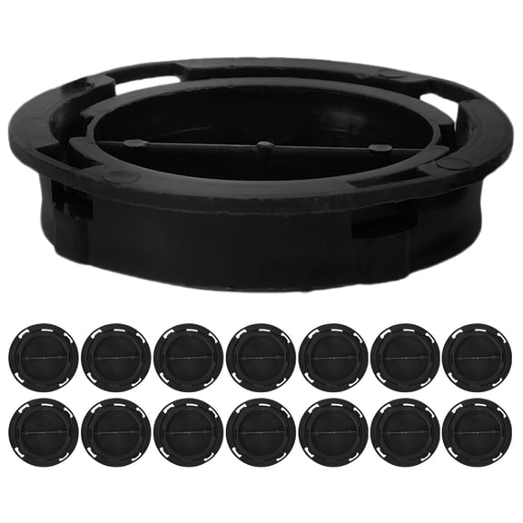 HOMEMAXS 30pcs Piggy Bank Plugs Round Abs Stopper Replacement Plastic Bottom Plug for Savings Box