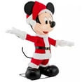 thumbnail image 2 of Disney 4 ft. Animated Holiday Santa Mickey Mouse Indoor Christmas Decoration, 2 of 6