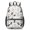 Chihuahua and Dog Paw Print White, variant on Chihuahua and Dog Paw Print White 17" Waterproof Oxford School Backpacks for Teens, S-Shape Padded Straps, for School, Travel, Hiking, Camping