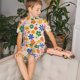 thumbnail image 4 of Fotbe Groovy Daisy Flowers Pijama Estampada de 2 Piezas para Niños – Ropa de Dormir de Manga Corta Cómoda para Niños y Niñas, Camiseta y Shorts de Algodón-Large, 4 of 6