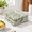 Agate Green, variant on Agate Green Hand Block Print Waffle Kitchen Towel Set of 3, 16 x 28 Inch Ultra Absorbent Quick Dry