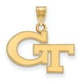 thumbnail image 1 of Solid 14k Yellow Gold Georgia Institute of Technology Small Pendant (19mm x 19mm), 1 of 2
