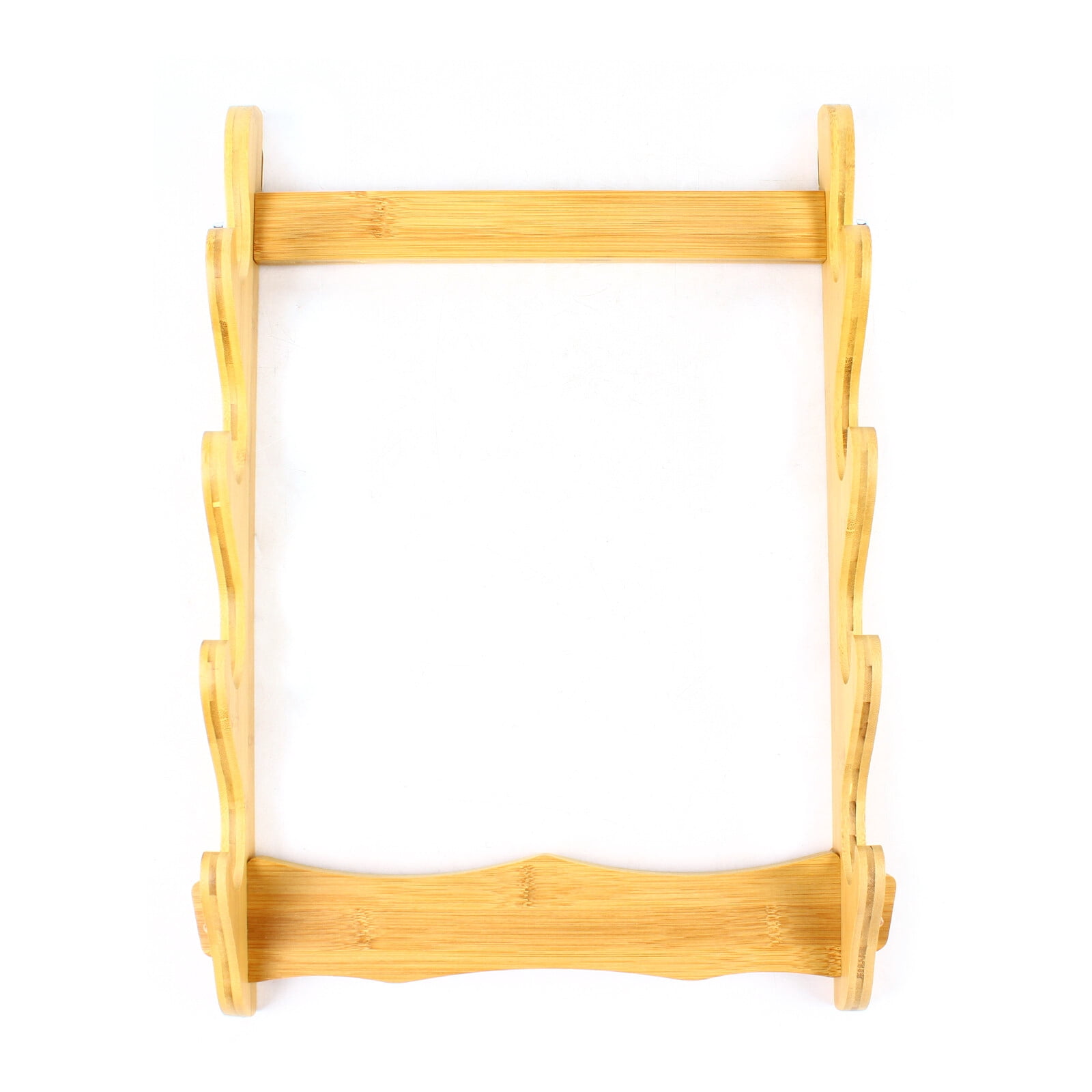 DENEST 4 Wall Mount Wooden  Natural Wood Finish Gun Storage Shelf Holder