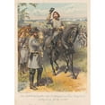 thumbnail image 2 of Henry Alexander Ogden 18x24 Black Ornate Framed Double Matted Museum Art Print Titled: Gen. Pickett Taking the Order to Charge from Gen. Longstreet, Gettysburg, July 3, 1864 (1900), 2 of 5