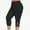 01Black, variant on Summer Savings Clearance 2023! pbnbp Capris Leggings for Women Plus Size High Waisted Hollow Buttom Fitness Gym Yoga Pants