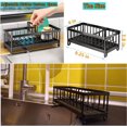 thumbnail image 4 of Kitchen Storage Sink Rack 304 Stainless Steel Sink Sponge Holder Multifunctional Kitchen Sink Organizer with Automatic Drain Tray (Black), 4 of 4