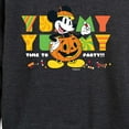 thumbnail image 3 of Mickey & Friends - Time To Party - Women's Lightweight French Terry Long Sleeve Shirt, 3 of 5